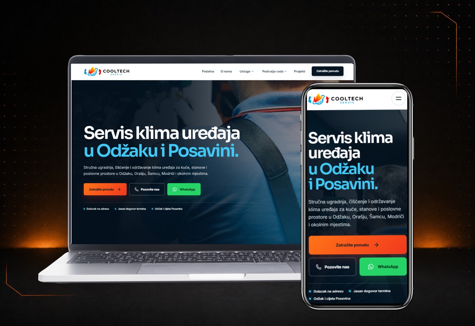 CoolTech Servis — projekt