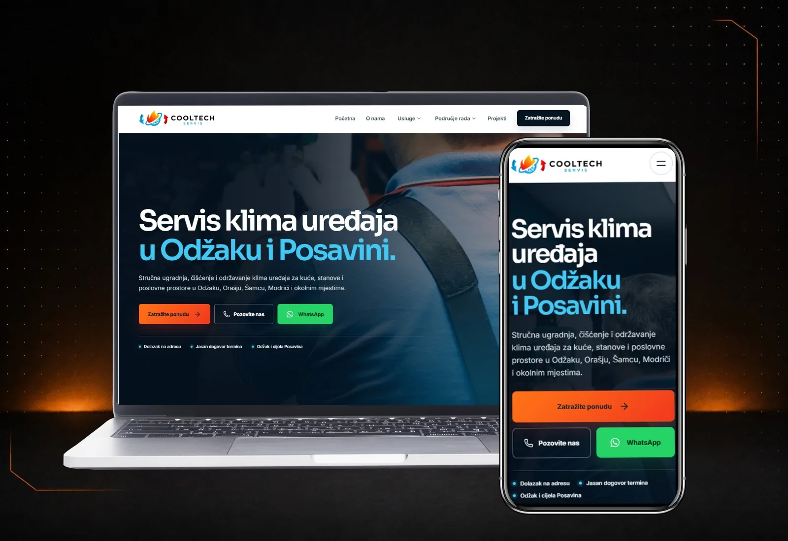 CoolTech Servis — projekt