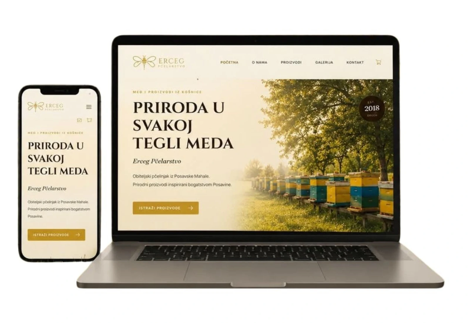 Erceg pčelarstvo — projekt